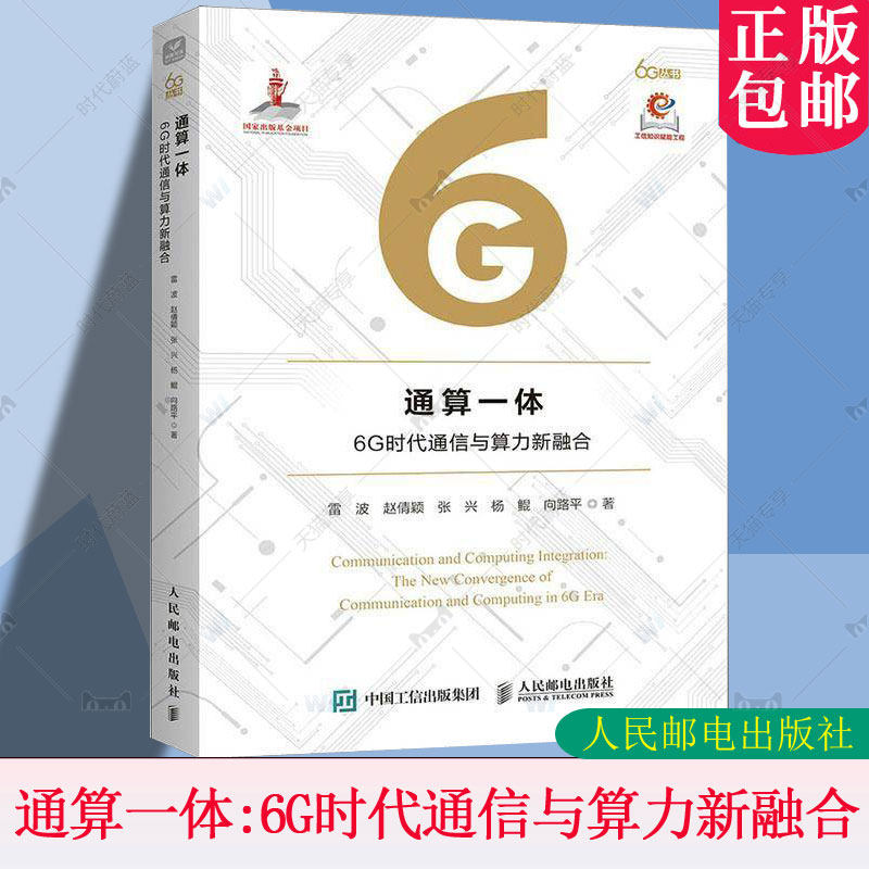 通算一体 6G时代通信与算力新融合 雷波 赵倩颖 6G前沿技术书籍 通信与计算深度融合 未来网络新架构 人民邮电出版社9787115658883