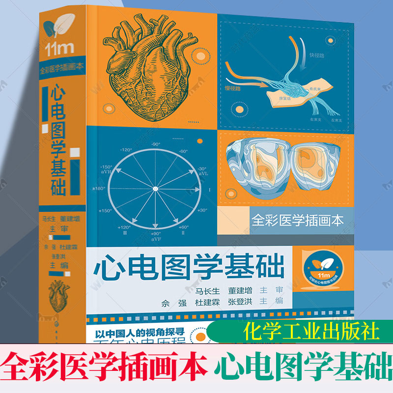 心电图学基础 心电图形成基本原理 标准心电图术语 标准心电图测量 心脏应用解剖 心脏电生理基础 心血管心电学专业临床医师参考书