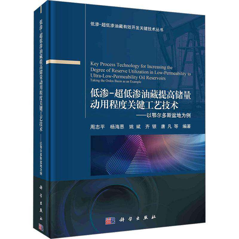 低渗-超低渗油藏提高储量动用程度关键工艺技术:以鄂尔多斯盆地为例:t the Ordos Basin as an example周志等  书工业技术书籍