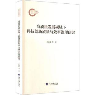 高质量发展视域下科技创新质量与效率治理研究孙自愿 书经济书籍
