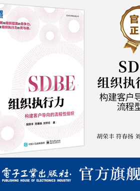 SDBE组织执行力 构建客户导向的流程型组织 企业战略管理执行力关键措施书籍 企业管理书籍 企业战略和执行力书籍 电子工业出版社