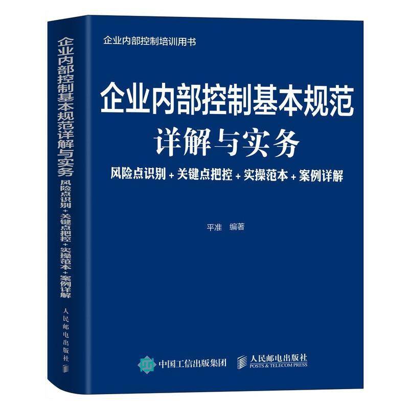 企业内部控制基本规范详解与实务 风险点识别+关键点把控+实操范本+案例详解平准企业内部管理普通大众书管理书籍
