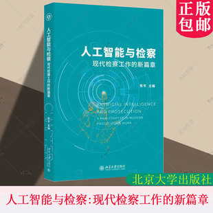 正版 人工智能与检察 现代检察工作的新篇章 陈岑 大数据法律监督社会治理刑事执行民事行政公益诉讼检察业务效率手册 北京大学