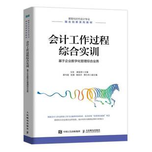 会计工作过程综合实训 书管理书籍 基于企业数字化管理综合业务文容