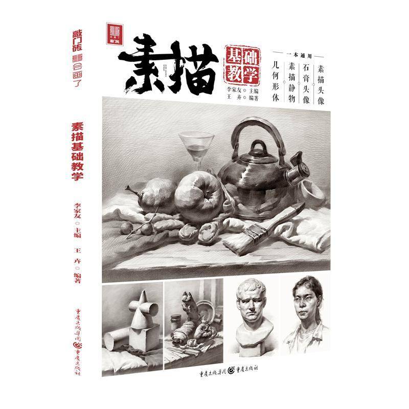 素描基础教学李家友素描技法普通大众书艺术书籍