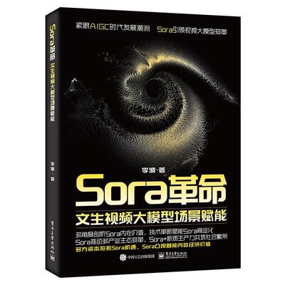 SORA：文生大模型场景赋能李波  书工业技术书籍