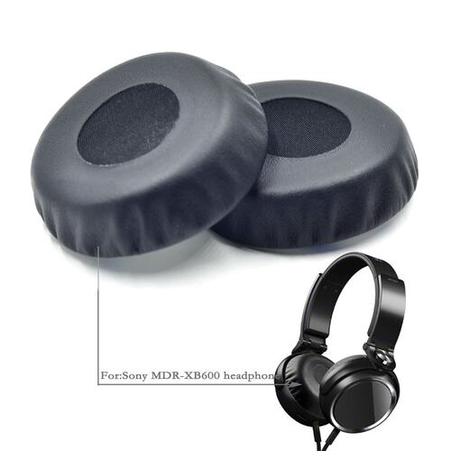 适用于索尼SONY MDR-XB600 耳机套 海绵套 耳机棉 皮套 耳罩 耳垫