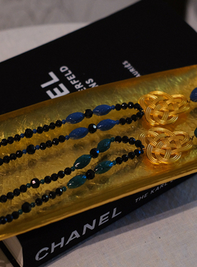 vintage toccata Monet 莫奈 流苏 东方结 流苏 项链