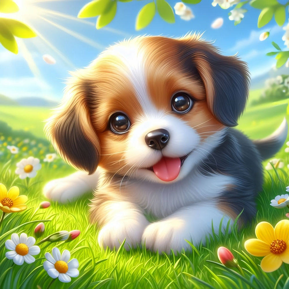 中华田园犬温馨可爱装饰贴墙系狗软装墙贴