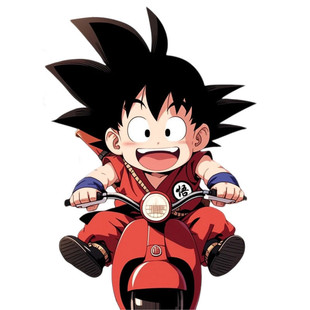 七龙珠孙悟空背景墙贴电动车汽车冰箱洗衣机衣柜门装饰画自粘贴纸