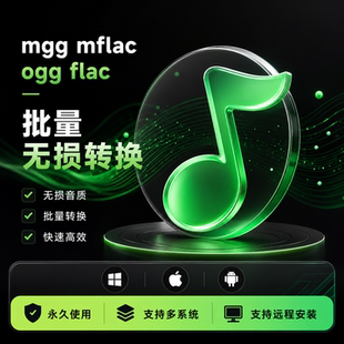新版QQ音乐转mp3格式mgg ogg mflac mac音频解码下载转换器软件