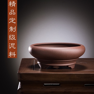 五道素优质泥料定制经典 传统老桩雀梅杜鹃罗汉紫砂盆景盆 新款 促销