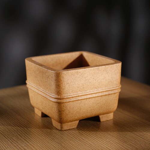 特价精品柴烧中号高四方紫砂方盆