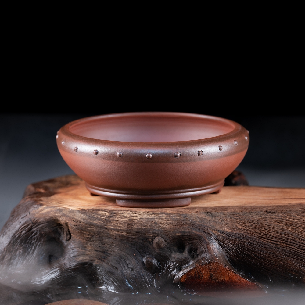 宜兴微型迷你原矿紫砂花盆