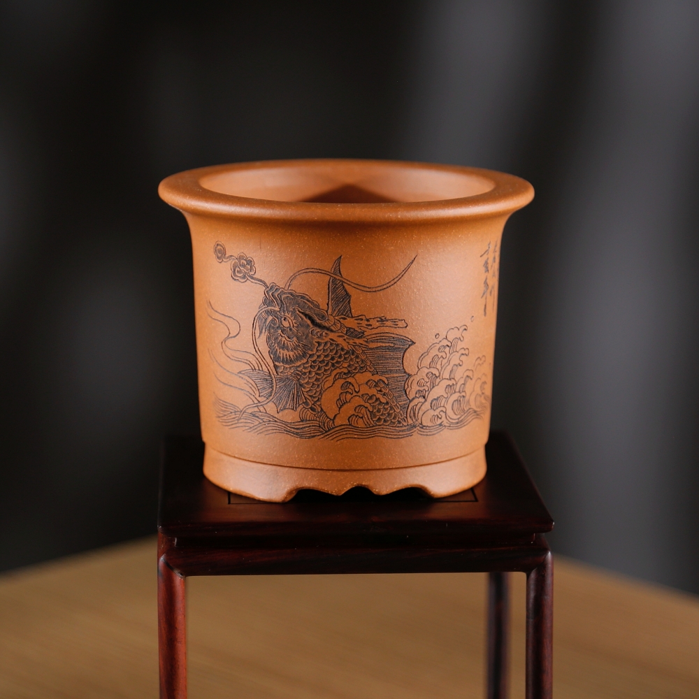 新款特价精品微型小号圆口紫砂盆