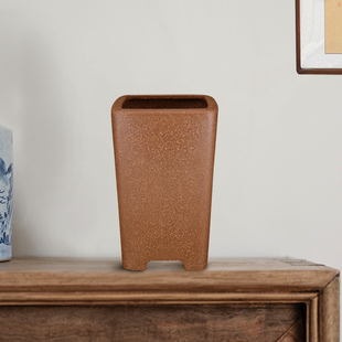 精品原矿段泥高四方名家许成安蕙兰剑兰墨兰虎皮兰签筒千筒紫砂盆