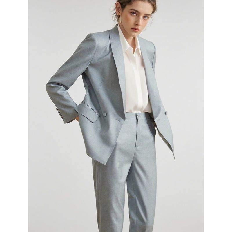 英伦时尚气质女神范职业通勤休闲西服套装女2025春秋新款西装外套