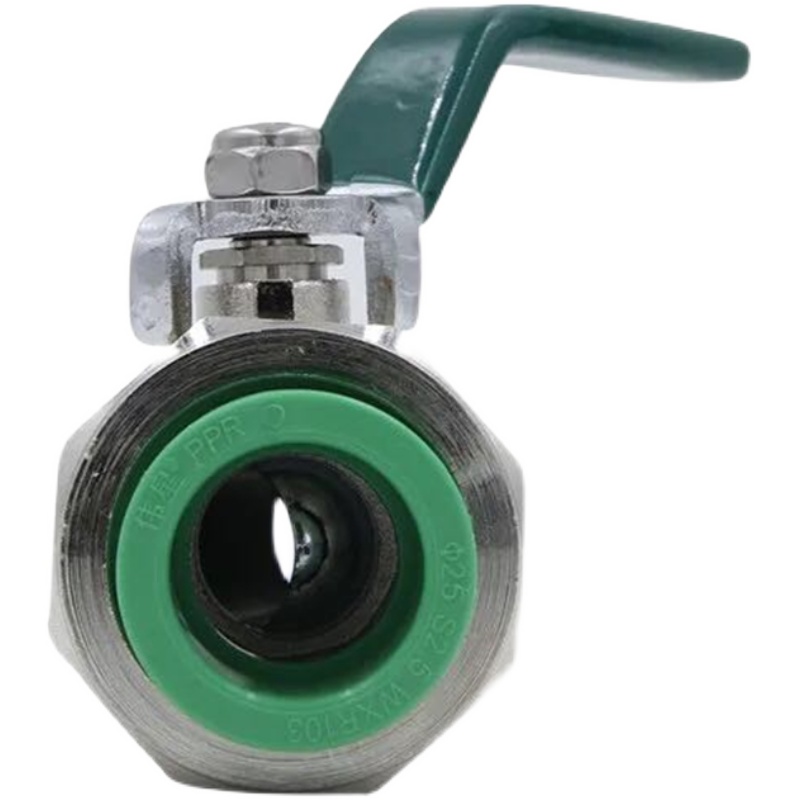 伟星水管配件绿色ppr双活接球阀自来水开关总阀20/四分双活接阀门