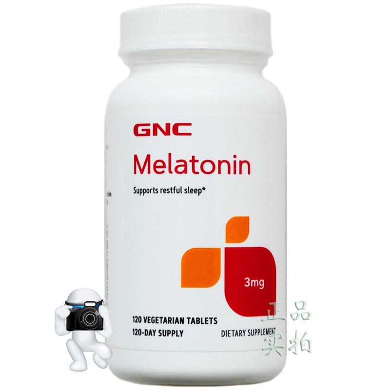 26年9月GNC褪黑素3mg120粒美国产