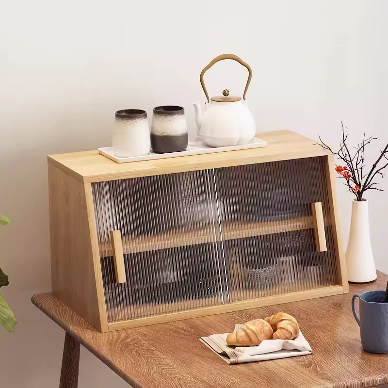 茶水柜餐桌厨房厨柜实木餐边柜收纳台面置物柜桌面碗柜储物架桌面