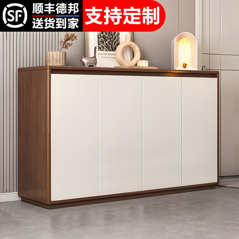 实木鞋柜家用门口收纳柜一体靠墙入户门外走廊用大容量多层置物架,住宅家具,鞋柜,淘宝优惠券,粉丝福利购,淘宝优惠卷