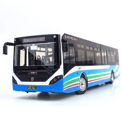 申沃客车机场环一线公交巴士模型