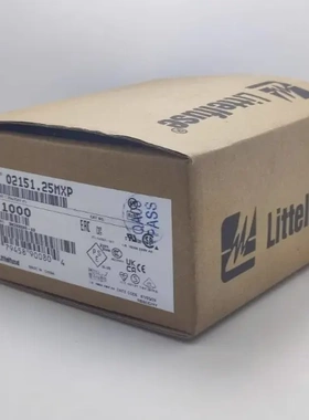 02151.25MXP 参数1.25A 250V 5*20 慢熔断陶瓷保险丝 原装力特