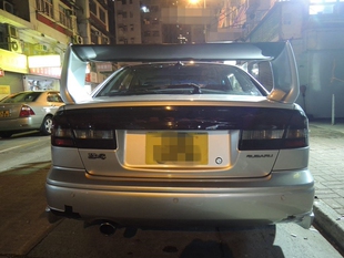 适用于半碳纤斯巴鲁2000-2004年力狮LEGACY  Liberty B4改装尾翼