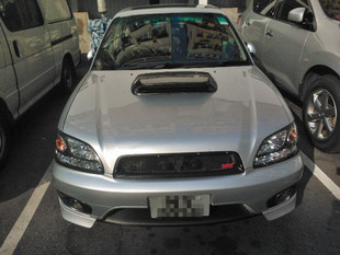 适用于碳纤维斯巴鲁2000-2004年力狮LEGACY B4 改装机盖前通风口