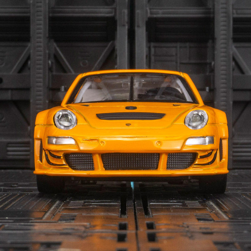新款 仿真911 GT3 RSR合金汽车模型声光拉力赛车男孩玩具