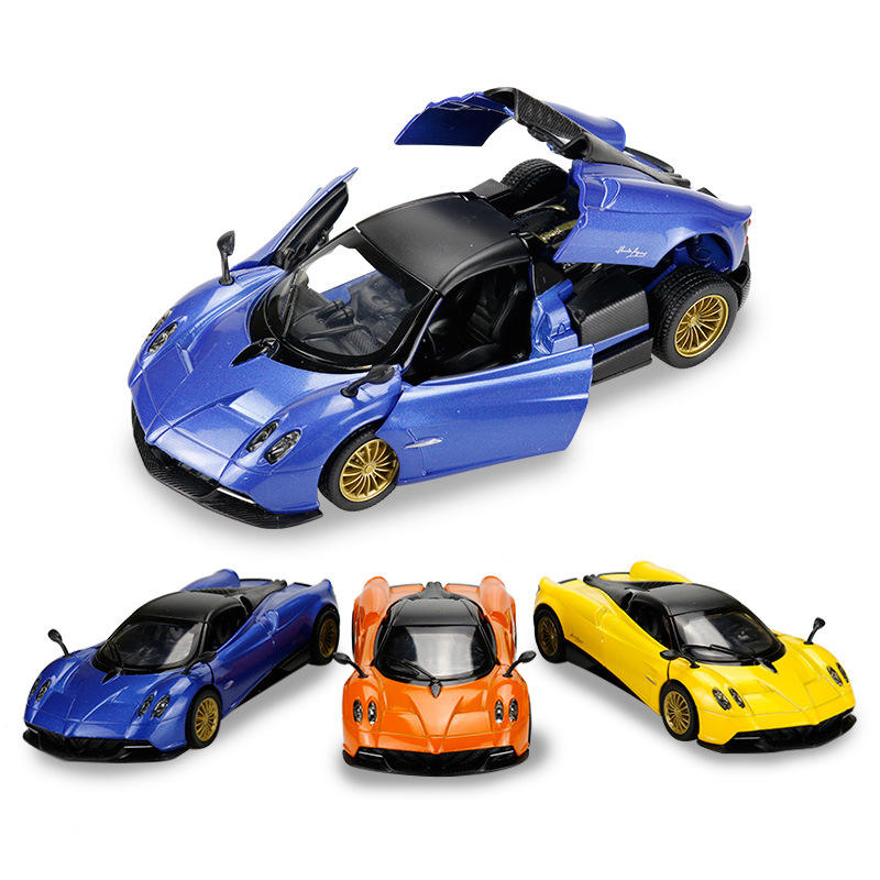 新款 1/32帕加尼风神合金汽车模型声光跑车仿真赛车盒装