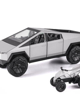 新款 1: 24 Tesla Pickup voiture en alliage modèle jouet