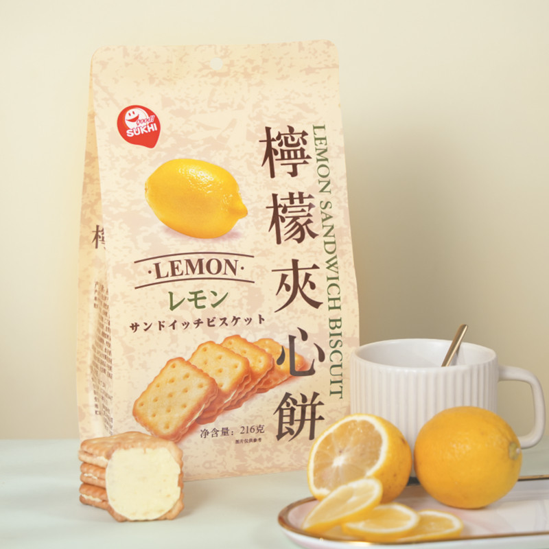 SUKHI柠檬夹心饼干山姆同款