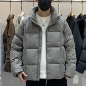 冬季 男立领泡芙羽绒服百搭潮流日系时尚 简约设计感加厚保暖面包服