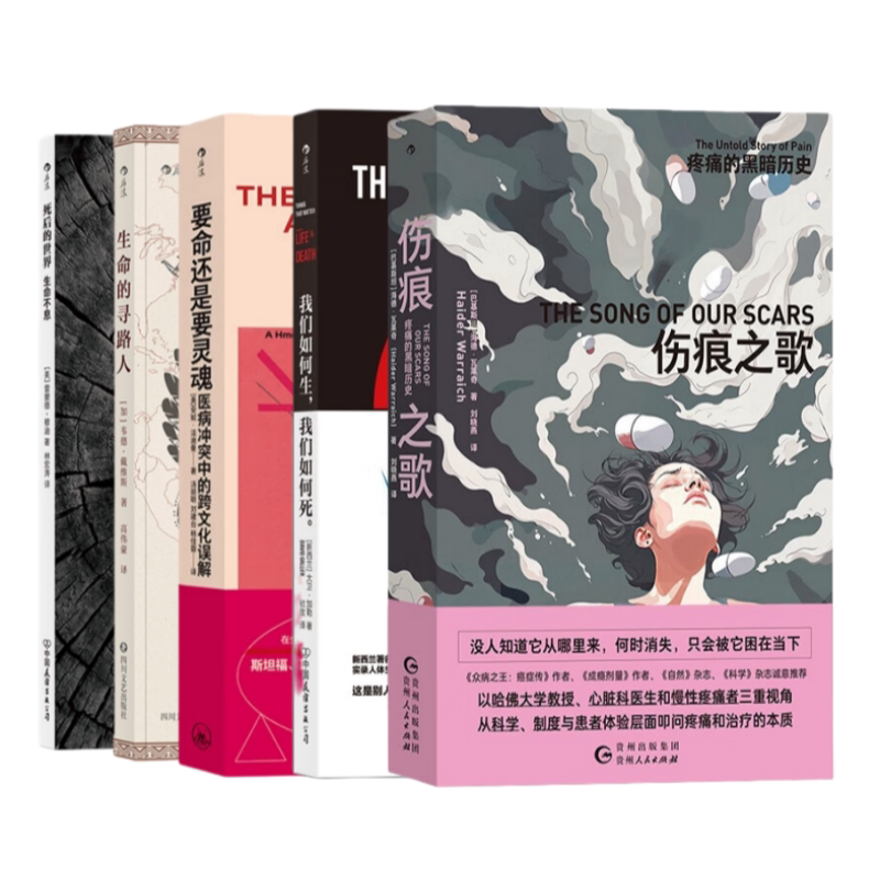 【5册】死后的世界+生命的寻路人+要命还是要灵魂+伤痕之歌+我们如何生，我们如何死  医病冲突中跨文化误解 东方苗族巫术书