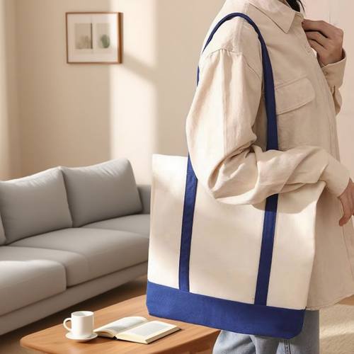 帆布袋定制印logo宣传环保购物礼品袋子拎伴手礼手提袋定制帆布包