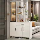 实木玄关柜鞋 柜一体轻奢酒柜入户现代简约进门屏风客厅隔断置物架