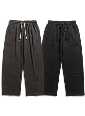 2026 S/S  款号A0806-P105   莱塞尔混纺垂感直筒宽版休闲长裤