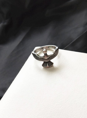 合金魔法复古做旧戒指女