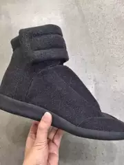 Martin Boots High-Top Casual Shoes Cowhide Mmm Men's Shoes Youth Dutch Gat Training Shoes Rubber Wear-Resistant Velcro