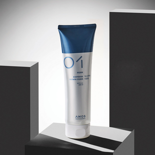 韩国amos爱茉诗 服贴烫发剂 DAY一梳直软化膏鬓角烫头发软发膏男士