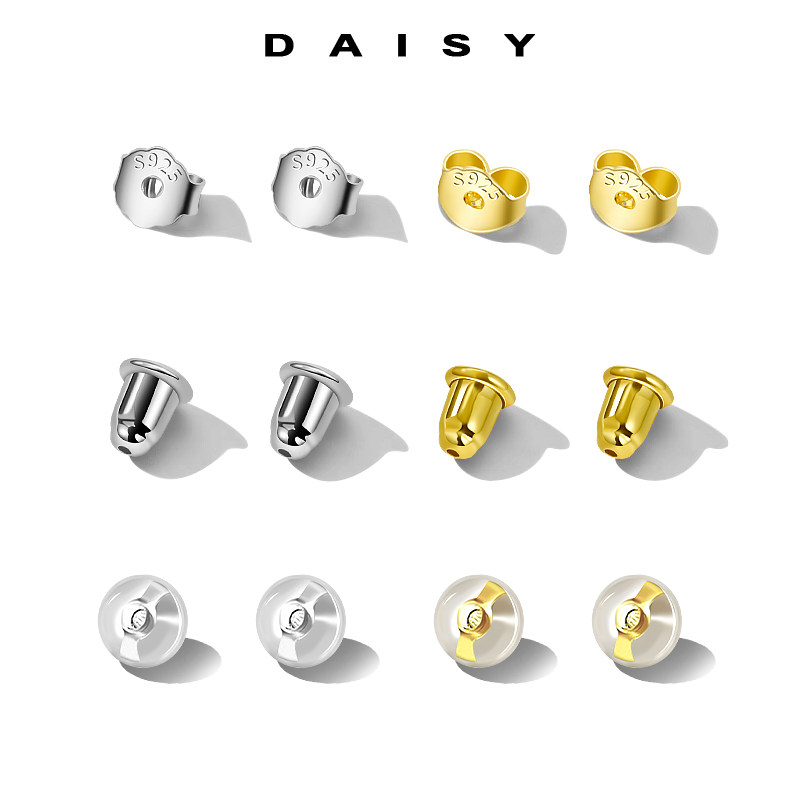 925纯银耳堵耳钉固定扣耳帽防掉硅胶防滑塞耳环后塞拖头18k金配件,饰品/流行首饰/时尚饰品新,其他DIY饰品配件,淘宝优惠券,粉丝福利购,淘宝优惠卷