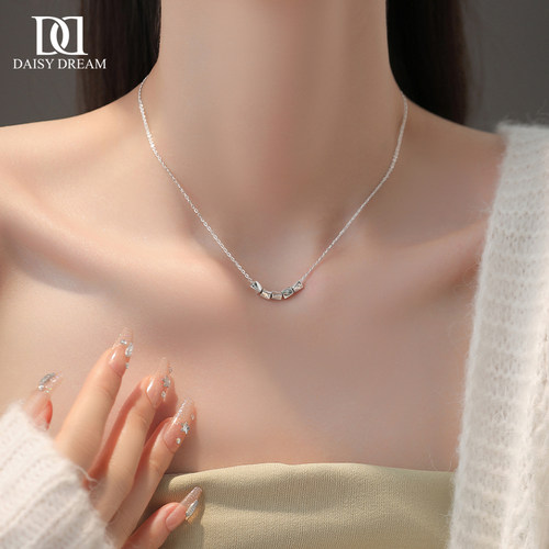 999纯银转运珠项链女设计感