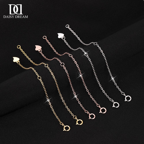 925纯银项链延长链不掉色配件