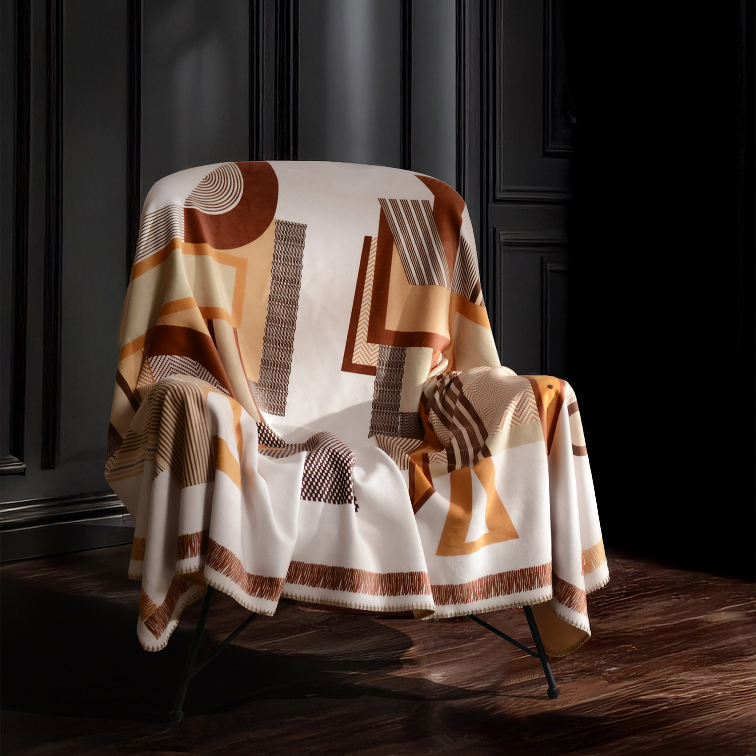 轻奢华锦狐绒毛毯办公室加绒加厚午睡披肩毯毯子沙发盖毯绒毯包邮