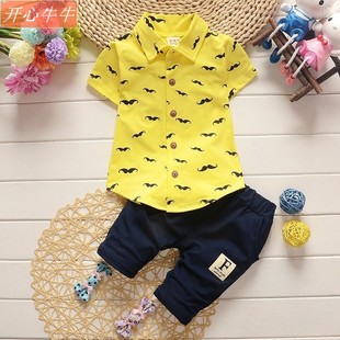 Baby boy clothes 2017 Summer Newborn child clothing cotton