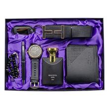 Luxury Watch Gift Set perfume Wallet Belt For Men Birthday