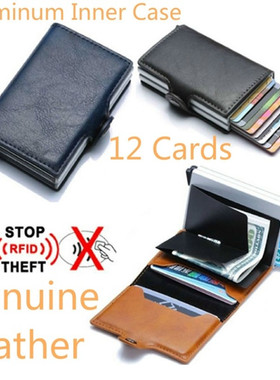 名片盒holderMen Thin Double Aluminium Case Wallet Mini Purse