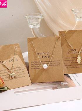 creative pearl clavicle chain retro butterfly alloy necklace