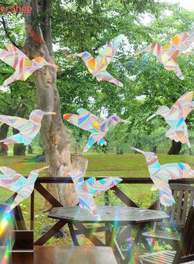 Rainbow-Suncatcher Window Stickers PVC Reflective Life Trees